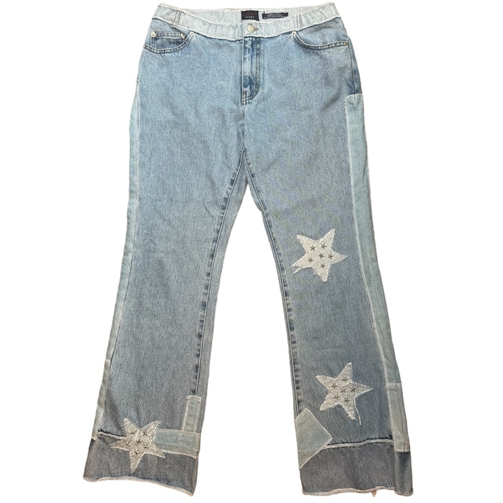 Tommy Hilfiger Men's Blue Star Jeans Bootcut Denim Pants Waist 30